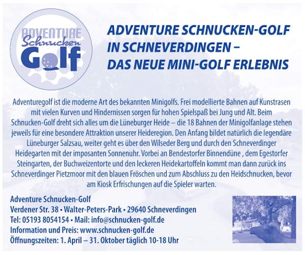 Adventure Schnuckengolf Schneverdingen